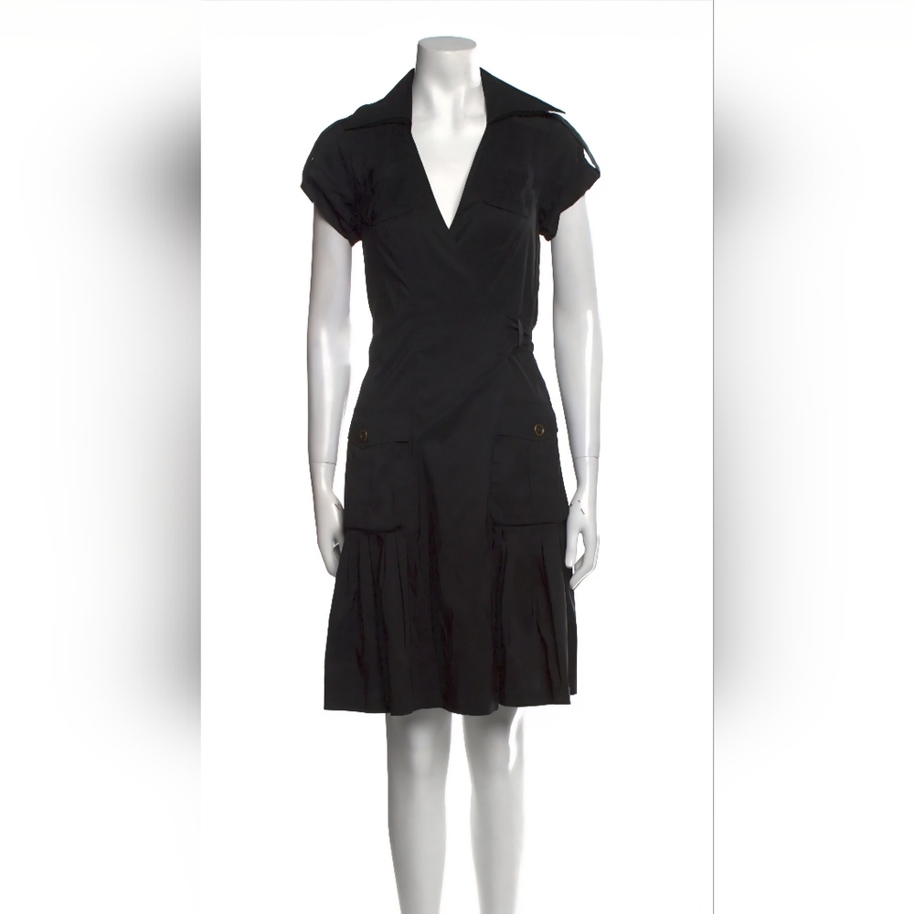 Diane Von Furstenberg Black Wrap Dress
